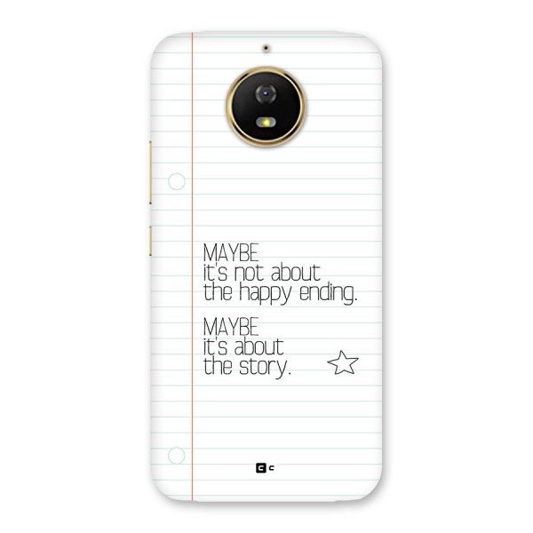 About Story Back Case for Moto G5s