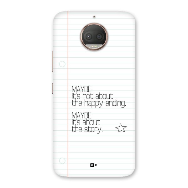 About Story Back Case for Moto G5s Plus