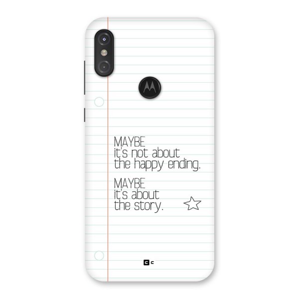 About Story Back Case for Motorola One Power