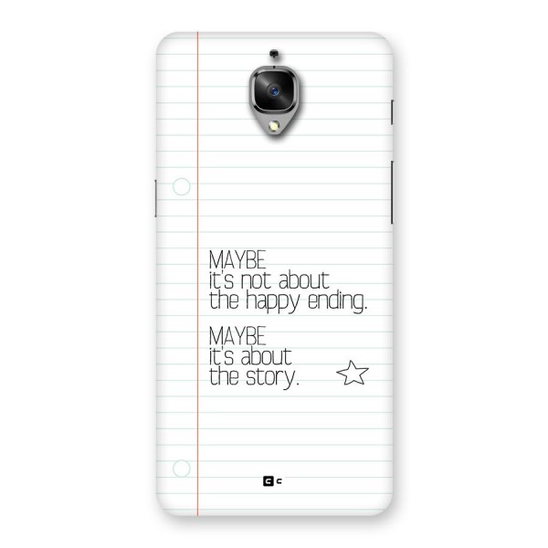 About Story Back Case for OnePlus 3