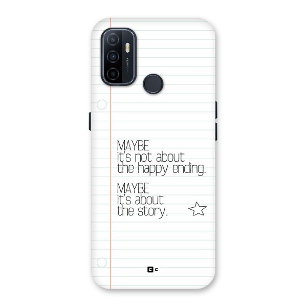 About Story Back Case for Oppo A33 (2020)