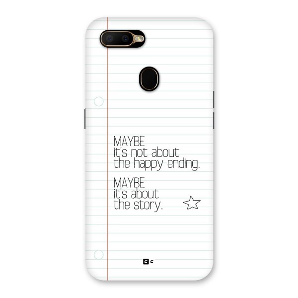 About Story Back Case for Oppo A5s