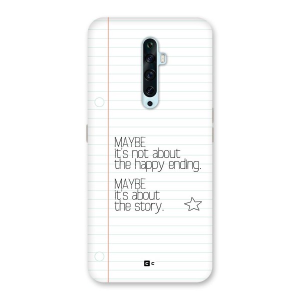 About Story Back Case for Oppo Reno2 F