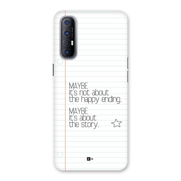 About Story Back Case for Oppo Reno3 Pro