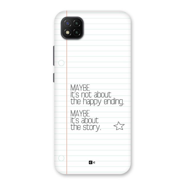 About Story Back Case for Poco C3