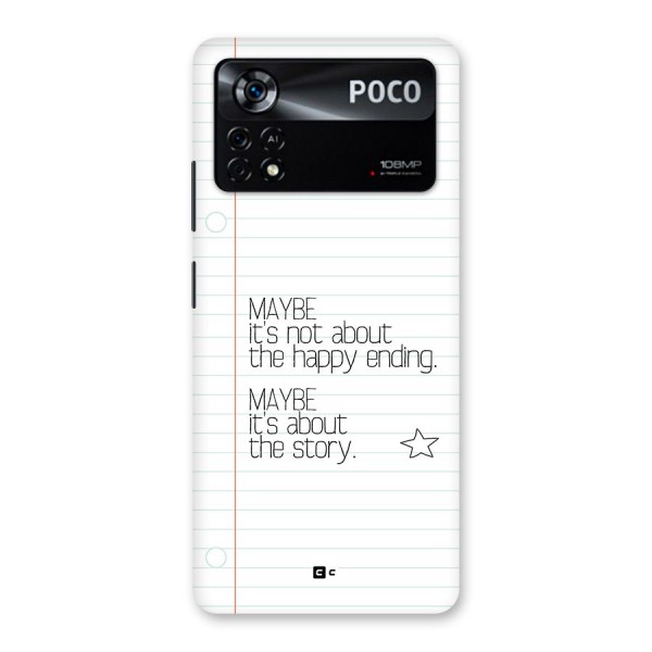 About Story Back Case for Poco X4 Pro 5G