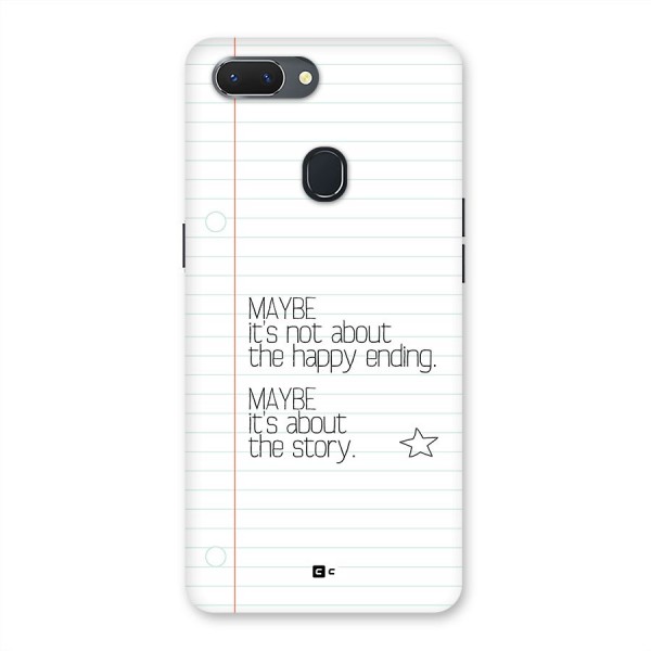 About Story Back Case for Realme 2