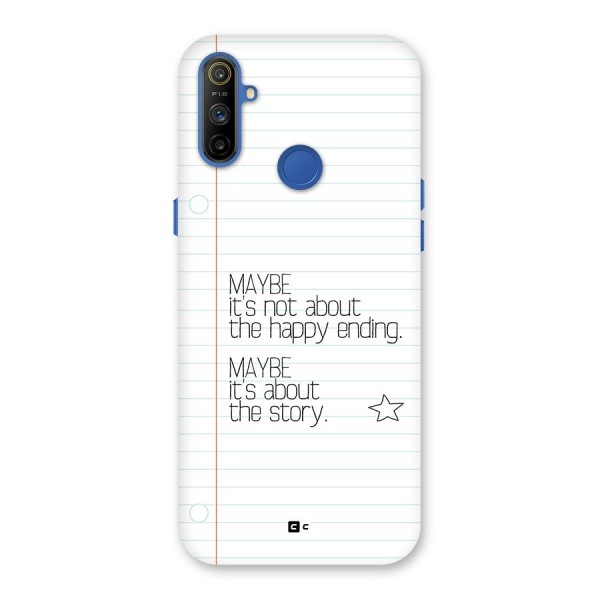 About Story Back Case for Realme Narzo 10A