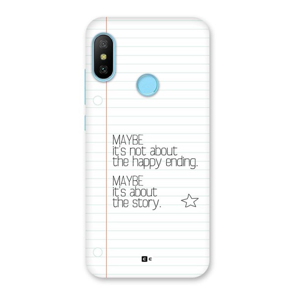 About Story Back Case for Redmi 6 Pro