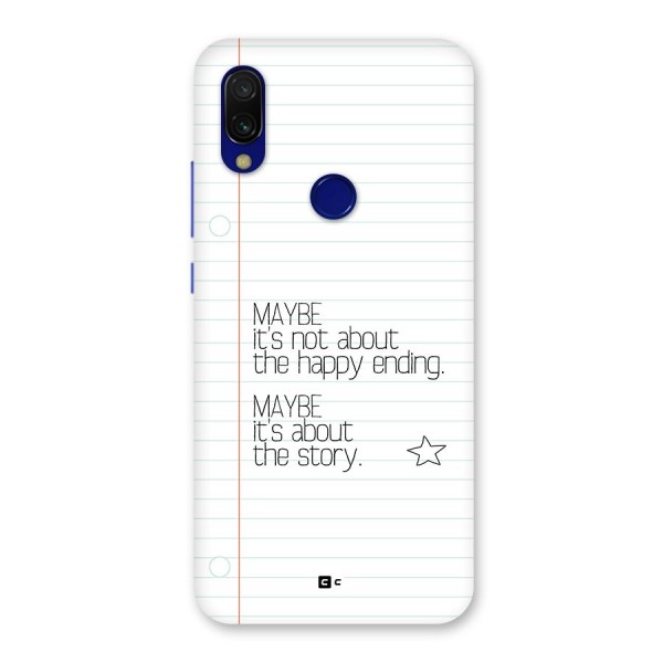 About Story Back Case for Redmi 7