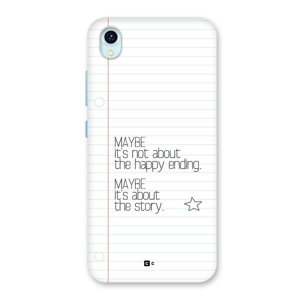 About Story Back Case for Vivo Y1s