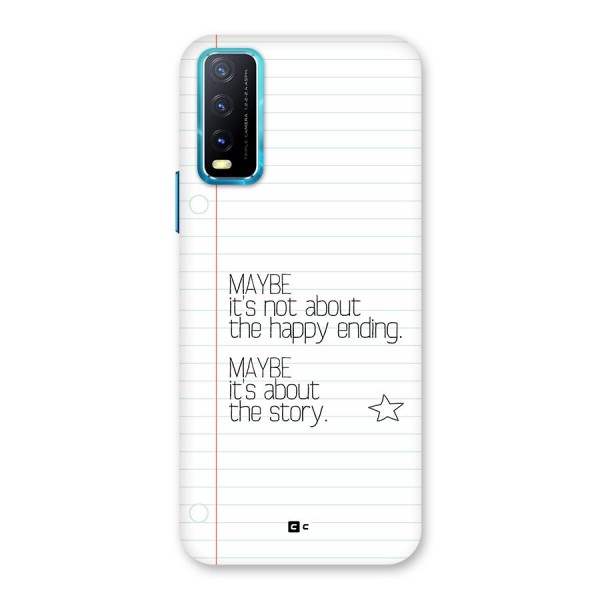 About Story Back Case for Vivo Y20i