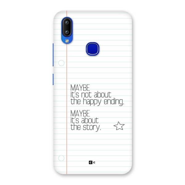 About Story Back Case for Vivo Y91
