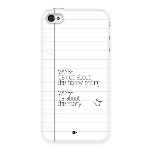 About Story Back Case for iPhone 4 4s