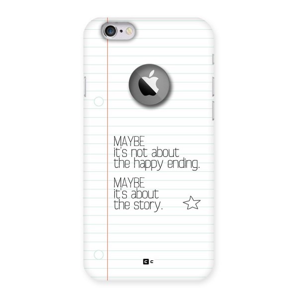 About Story Back Case for iPhone 6 Logo Cut