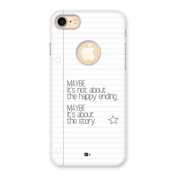 About Story Back Case for iPhone 7 Logo Cut