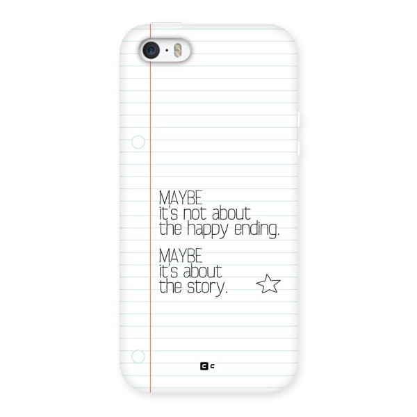About Story Back Case for iPhone SE 2016