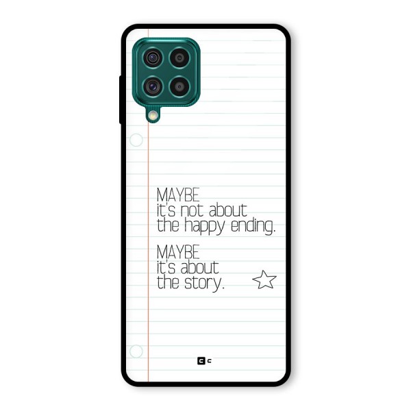 About Story Glass Back Case for Galaxy F62