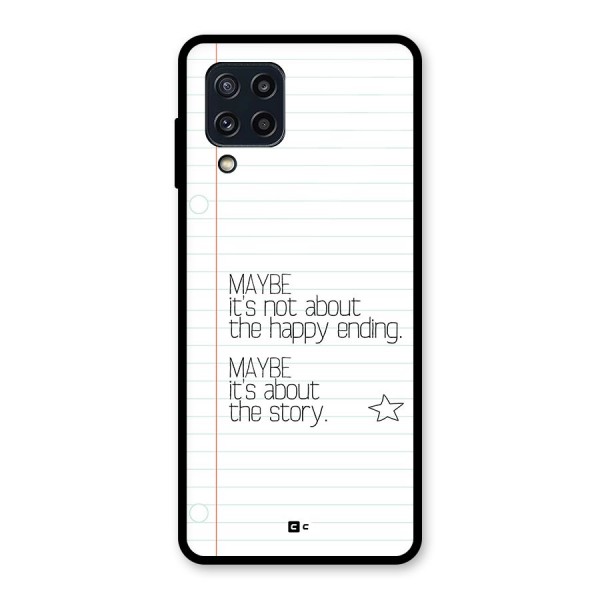 About Story Glass Back Case for Galaxy M32