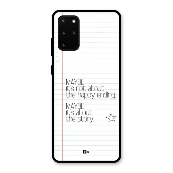 About Story Glass Back Case for Galaxy S20 Plus