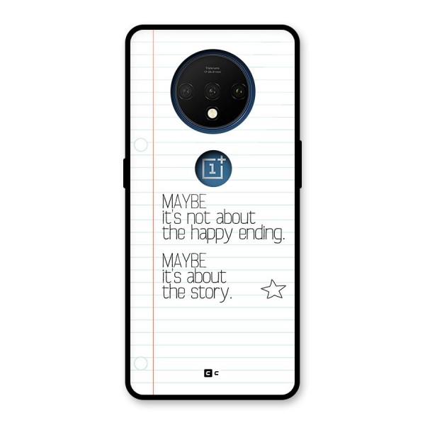 About Story Glass Back Case for OnePlus 7T