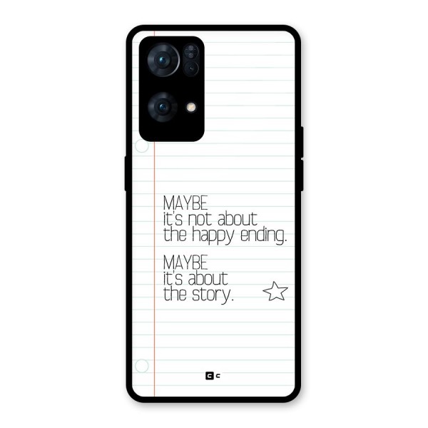 About Story Glass Back Case for Oppo Reno7 Pro 5G
