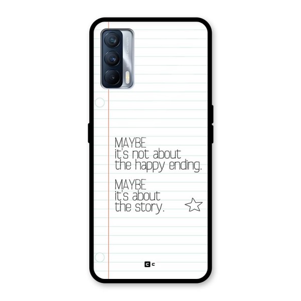 About Story Glass Back Case for Realme X7