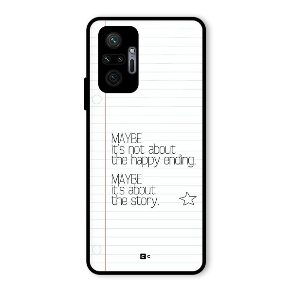 About Story Glass Back Case for Redmi Note 10 Pro Max