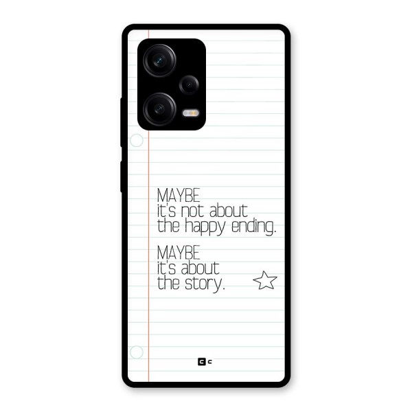 About Story Glass Back Case for Redmi Note 12 Pro