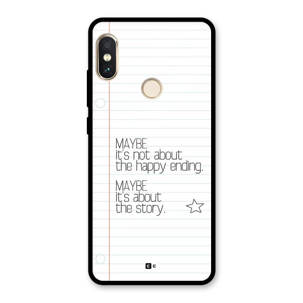 About Story Glass Back Case for Redmi Note 5 Pro