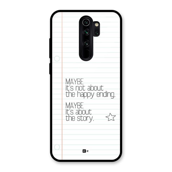 About Story Glass Back Case for Redmi Note 8 Pro