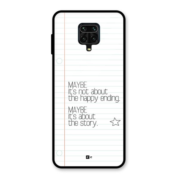 About Story Glass Back Case for Redmi Note 9 Pro Max