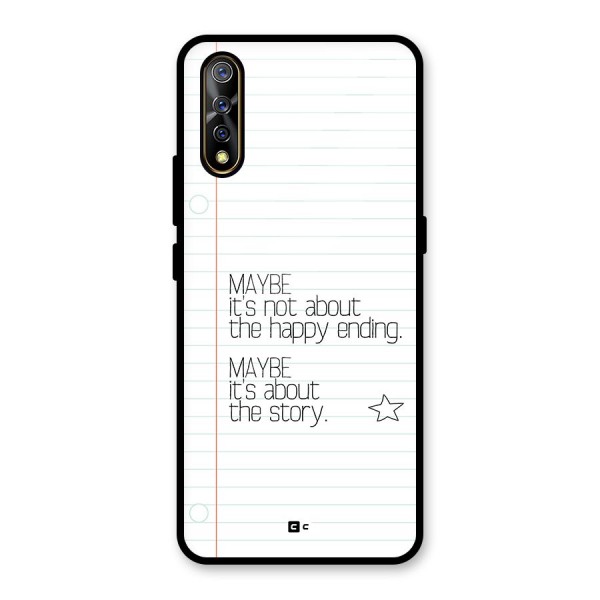 About Story Glass Back Case for Vivo S1