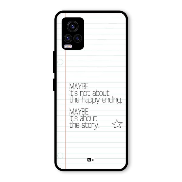 About Story Glass Back Case for Vivo V20 2021