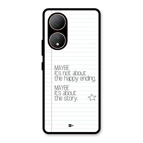 About Story Glass Back Case for Vivo Y100A