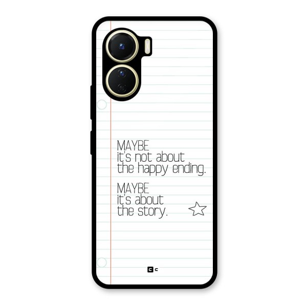 About Story Glass Back Case for Vivo Y16