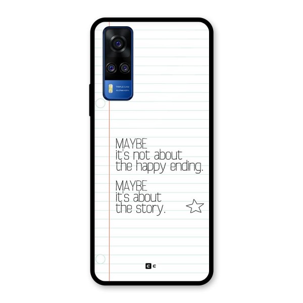 About Story Glass Back Case for Vivo Y31