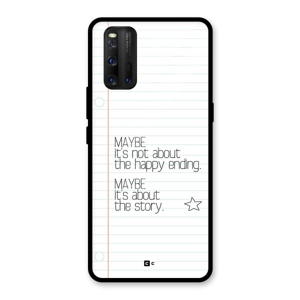 About Story Glass Back Case for Vivo iQOO 3