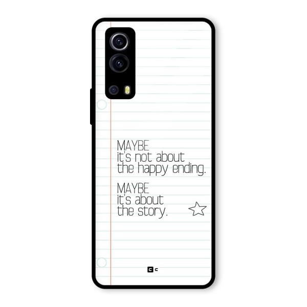 About Story Glass Back Case for Vivo iQOO Z3