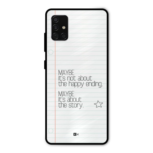 About Story Metal Back Case for Galaxy A51