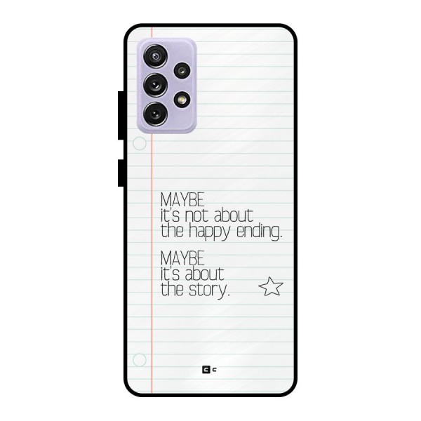 About Story Metal Back Case for Galaxy A72