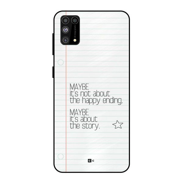 About Story Metal Back Case for Galaxy M31