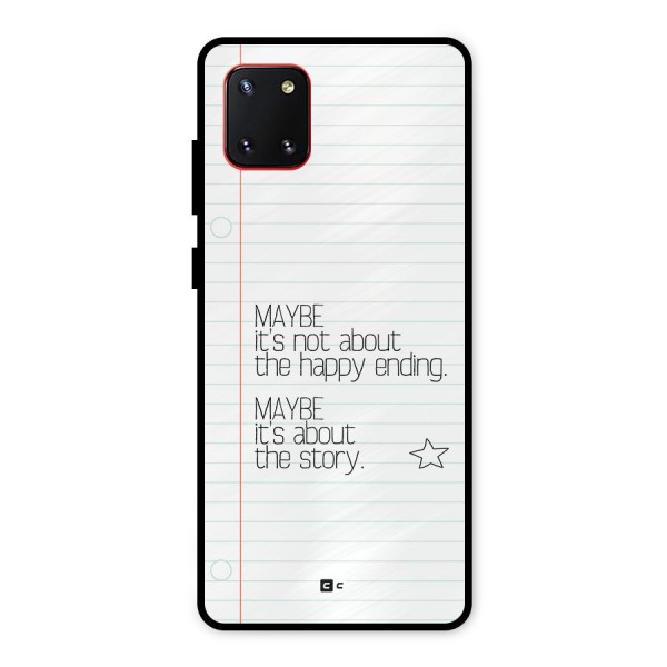 About Story Metal Back Case for Galaxy Note 10 Lite