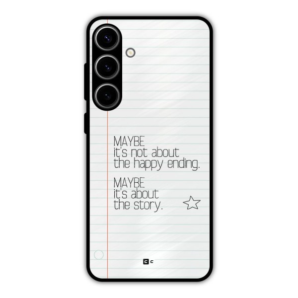 About Story Metal Back Case for Galaxy S24 Plus