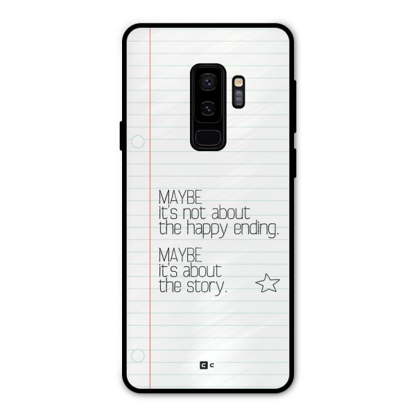 About Story Metal Back Case for Galaxy S9 Plus