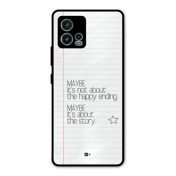 About Story Metal Back Case for Moto G72