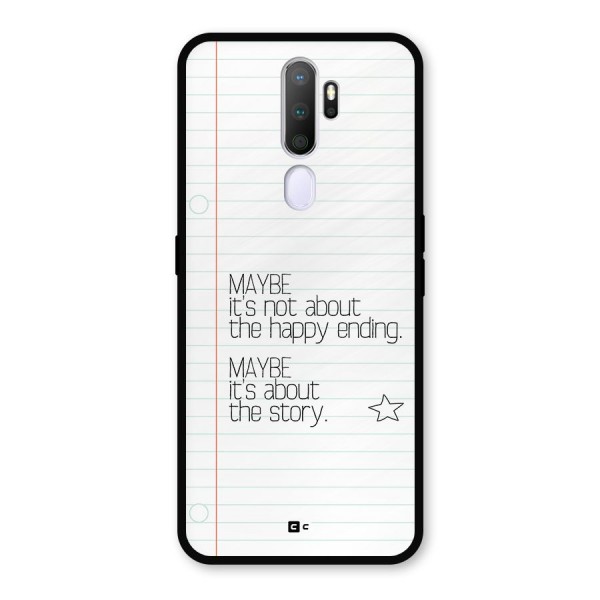 About Story Metal Back Case for Oppo A9 (2020)