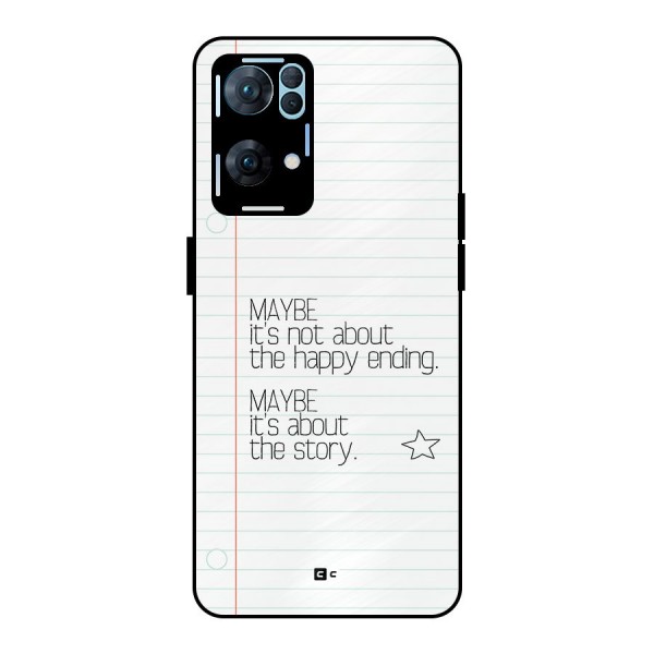 About Story Metal Back Case for Oppo Reno7 Pro 5G