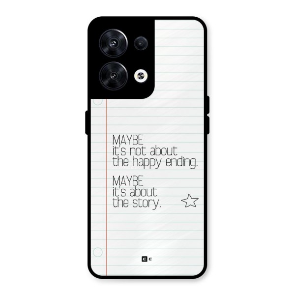 About Story Metal Back Case for Oppo Reno8 5G