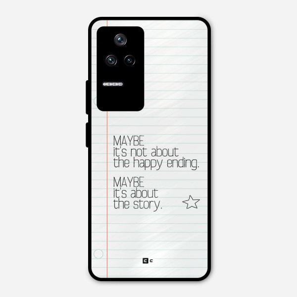About Story Metal Back Case for Poco F4 5G